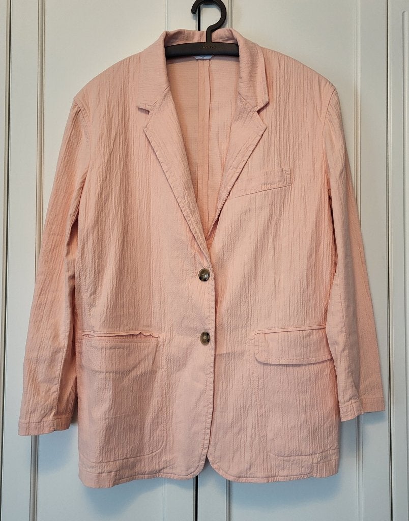 Als nieuw! Penn&Ink jasje, blazer, pasteloranje, maat 36, Overige kleuren, Penn & Ink, Ophalen of Verzenden, Zo goed als nieuw