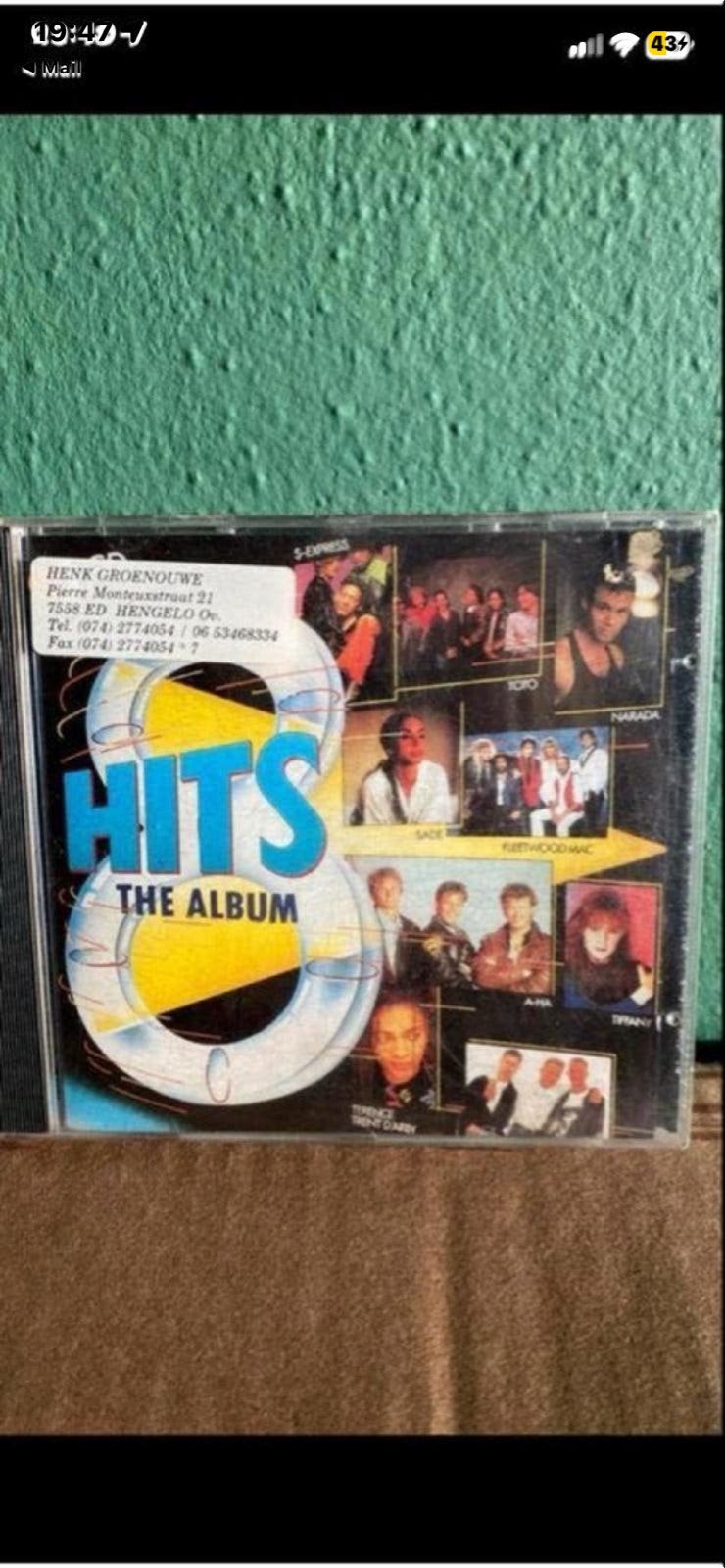 Hits 8 The Album CD - Diverse artiesten, Gebruikt, Pop, Ophalen of Verzenden, Inclusief boekje