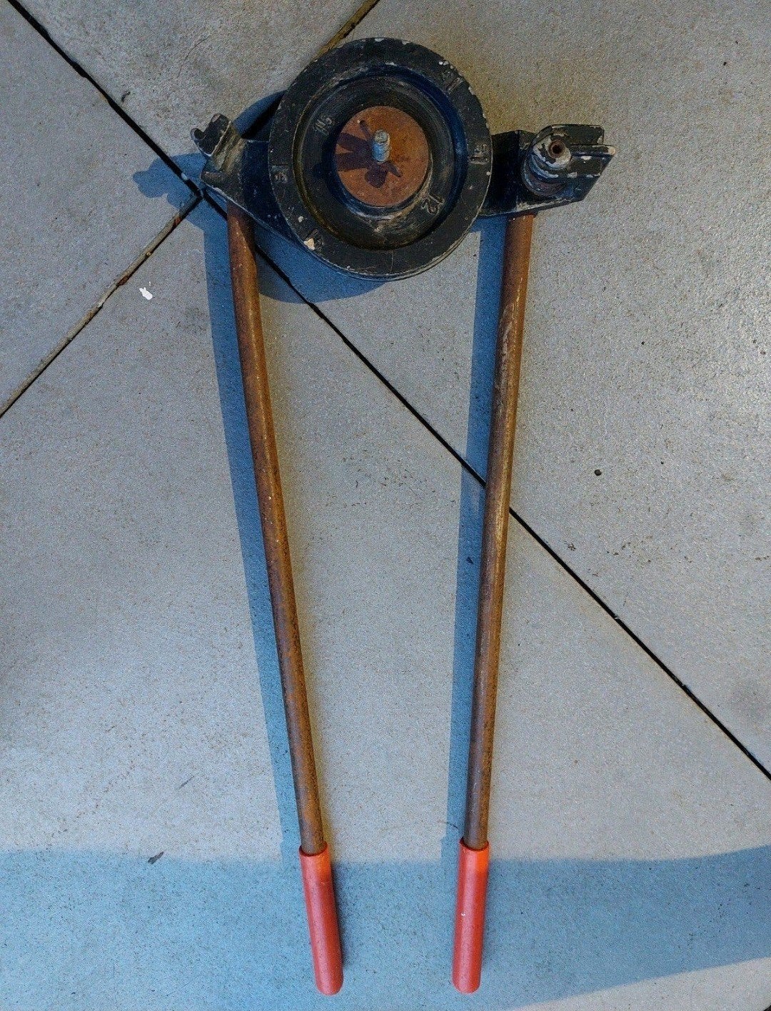 buigijzer buigtang pijpenbuiger buigpomp 12mm 15mmIn, Ophalen of Verzenden, Gebruikt