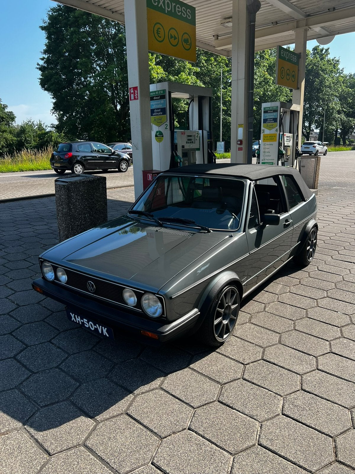 Volkswagen golf/mkI 1.5 GLS belastingvrij, 4 cilinders, 400 kg, Leder, 1200 kg