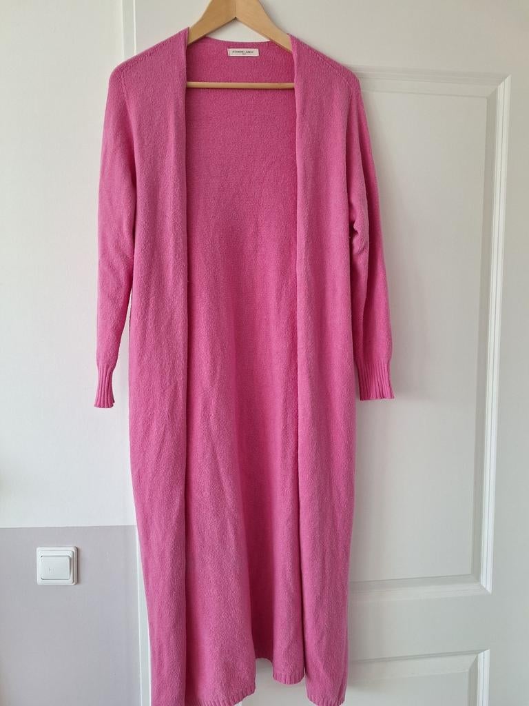 Prachtig lang roze vest Alexandre Laurent Paris draagmt M, Maat 38/40 (M), Ophalen of Verzenden, Gedragen, Alexandre