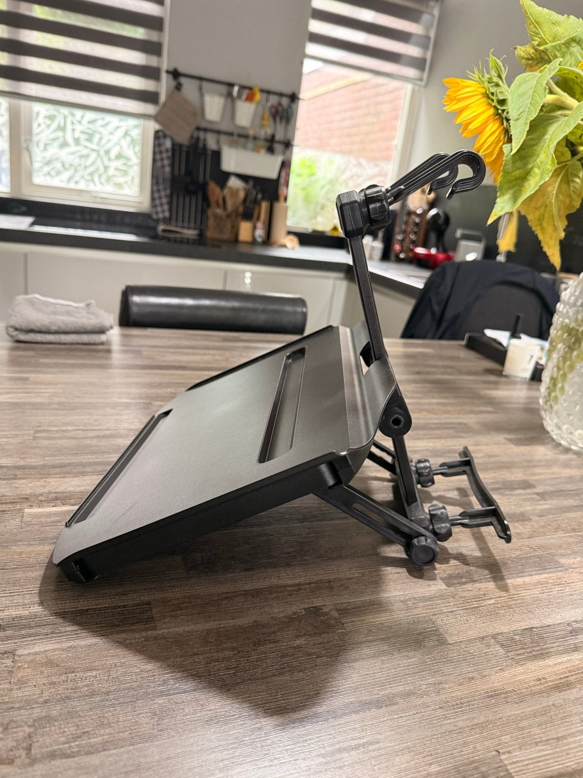 Auto hoofdsteun verstelbare Plateau Tafel Laptop standaard, Ophalen of Verzenden, Zo goed als nieuw, In diepte verstelbaar