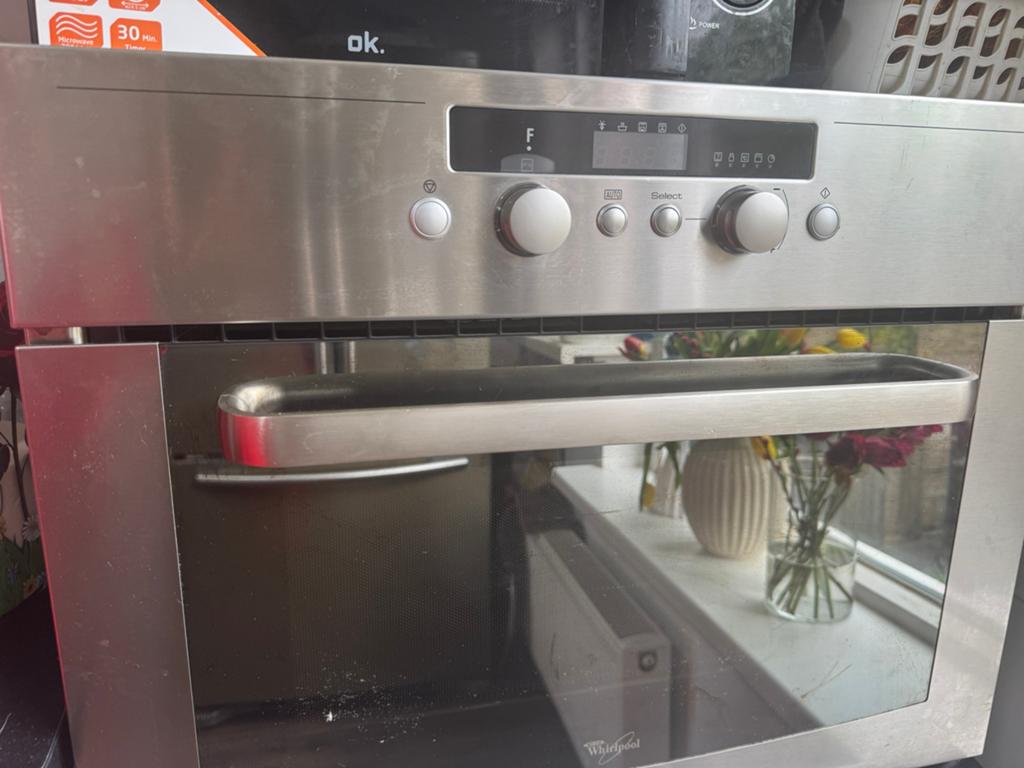 ‏ oven whirpool, Witgoed en Apparatuur, Magnetrons, Ophalen, Zo goed als nieuw, Oven, Combimagnetron