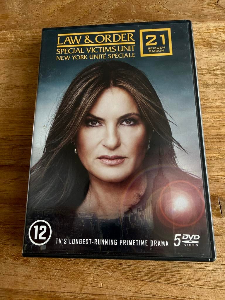 Law & Order: Special Victims Unit svu complete seizoen 21, Vanaf 12 jaar, Verzenden, Zo goed als nieuw, Boxset