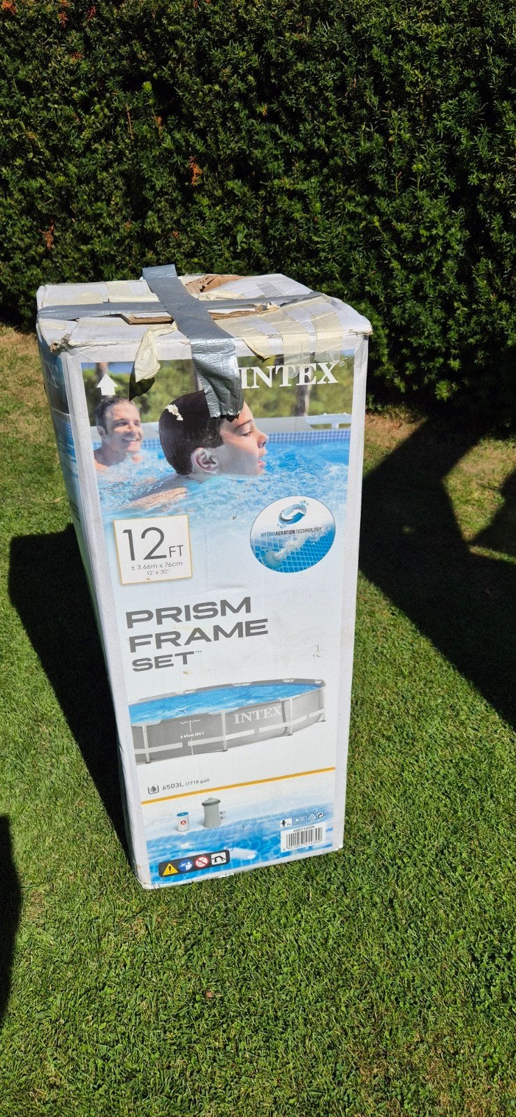 Intex Prism Frame Zwembad 3.66 x 76cm met toebehoren, Minder dan 80 cm, Rond, 300 cm of meer, Ophalen of Verzenden
