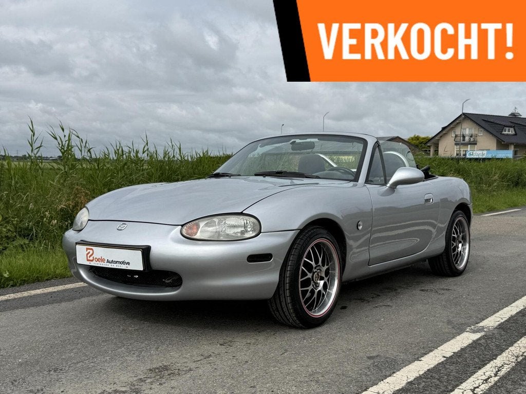 Mazda MX-5 1.6i NB / Nwe APK / 16 inch / Nette Kap!, Euro 2, Zwart, 4 cilinders, Cabriolet
