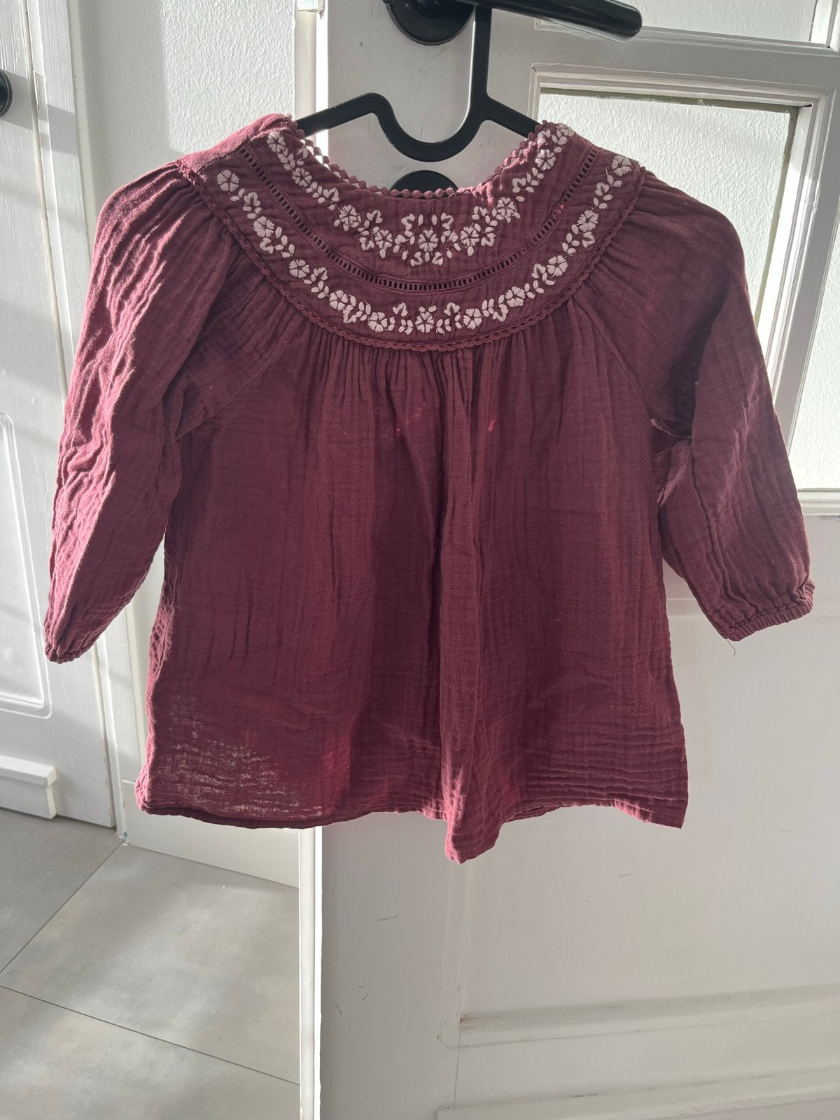 Mango Blouse maat 98, Kinderen en Baby's, Kinderkleding | Maat 98, Ophalen, Zo goed als nieuw, Meisje, Overhemd of Blouse