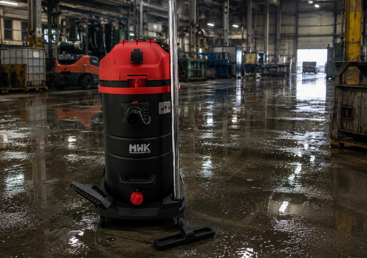 Nieuwe professionele bouw stofzuiger nat en droog zuiger MWK, Ophalen
