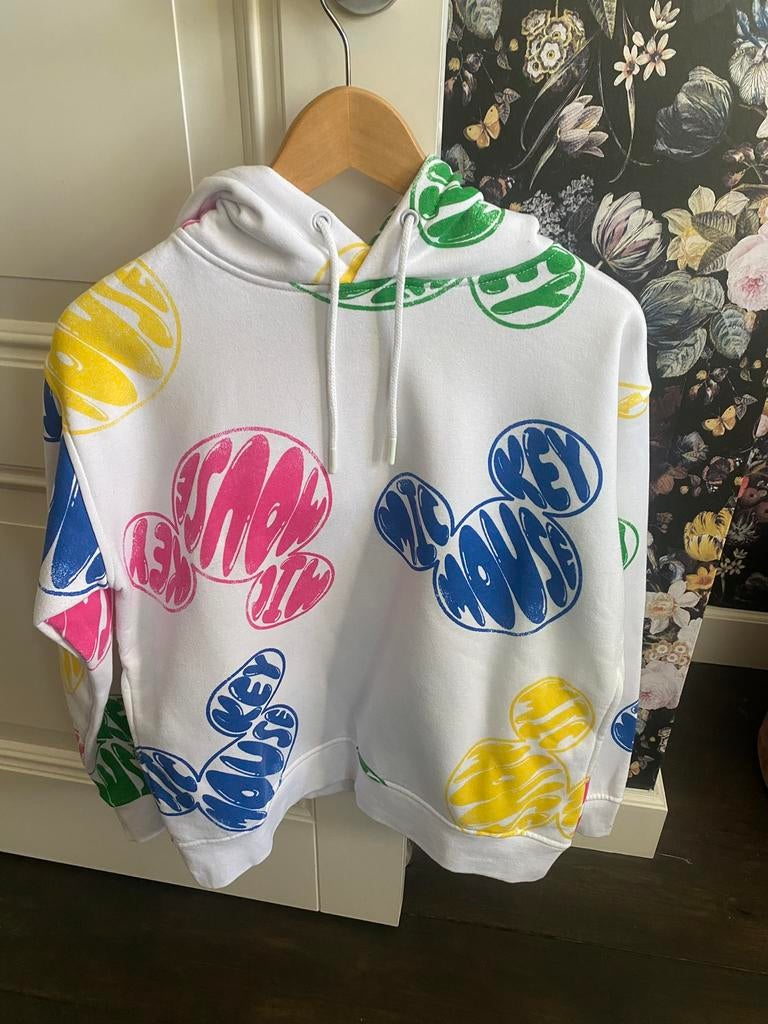 Hoodie wit Disney kleuren XS (34-36) valt oversized, Kleding | Dames, Ophalen of Verzenden, Zo goed als nieuw, Maat 34 (XS) of kleiner