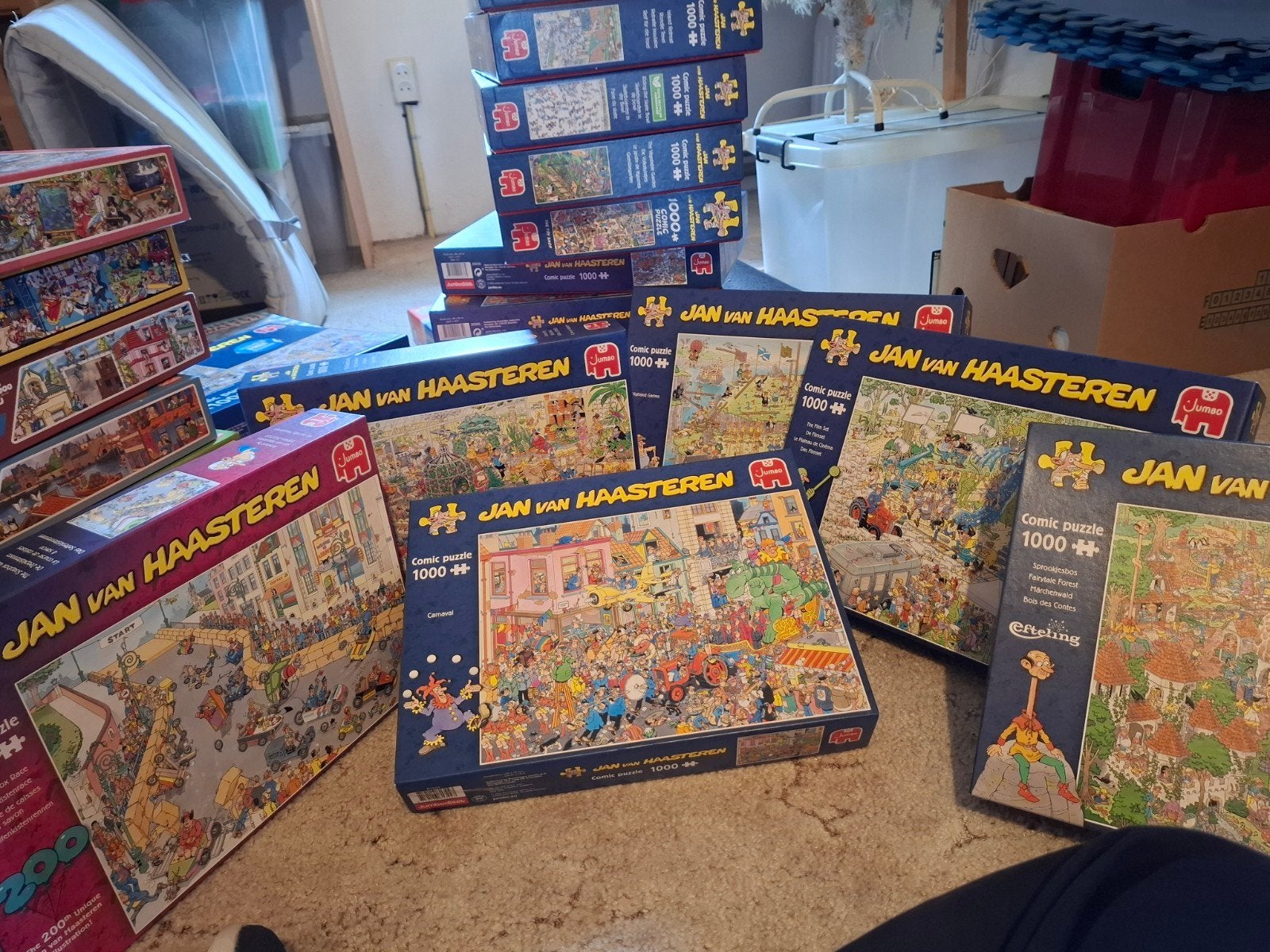 Jan van Haasteren puzzels 1000stukjes, Ophalen of Verzenden, 500 t/m 1500 stukjes