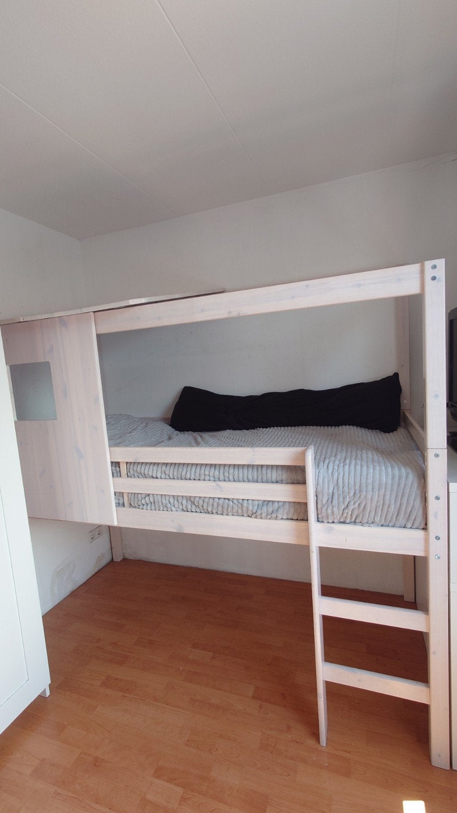 Halfhoogslaper Ties met opzetdak - Leen Bakker, Ophalen, Gebruikt, Eenpersoons, 90 cm