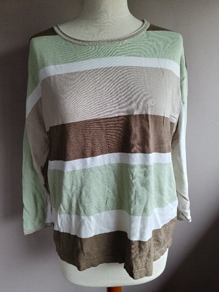 Nieuwe gestreepte zachte stretch trui van Bonita, maat L, Bonita, Ophalen of Verzenden, Nieuw, Maat 42/44 (L)