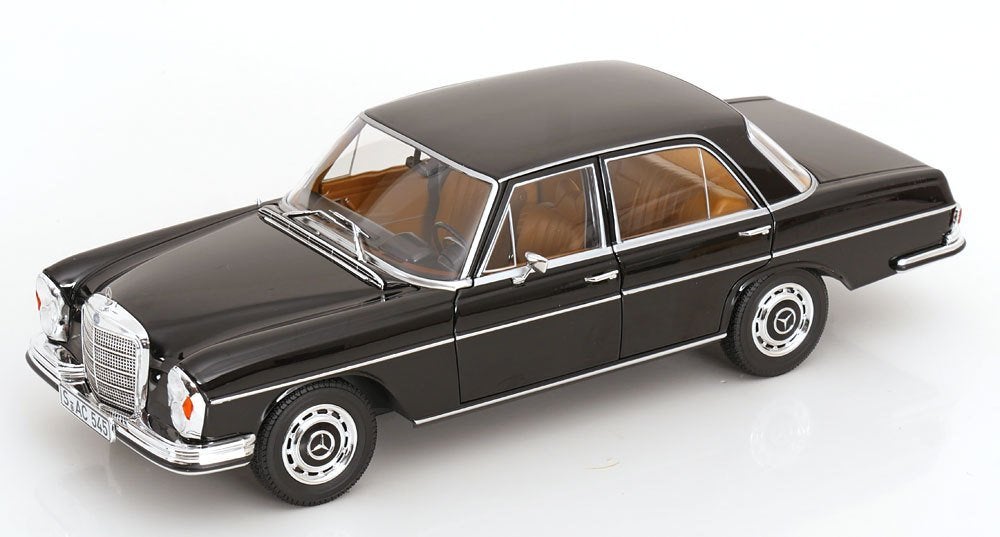 Mercedes-Benz 280 SE (W108) 1968 Zwart 1-18 Norev, Tschuiten@hotmail.com, Auto, Frankrijk, Norev