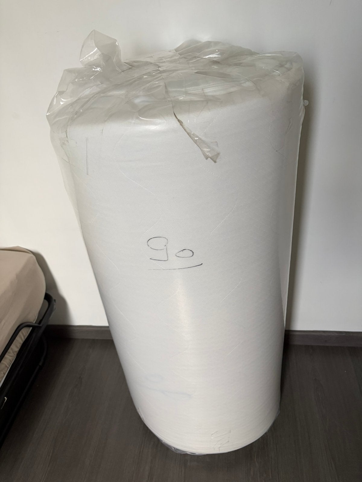 matras 90x200, Ophalen of Verzenden, Zo goed als nieuw, Kunststof