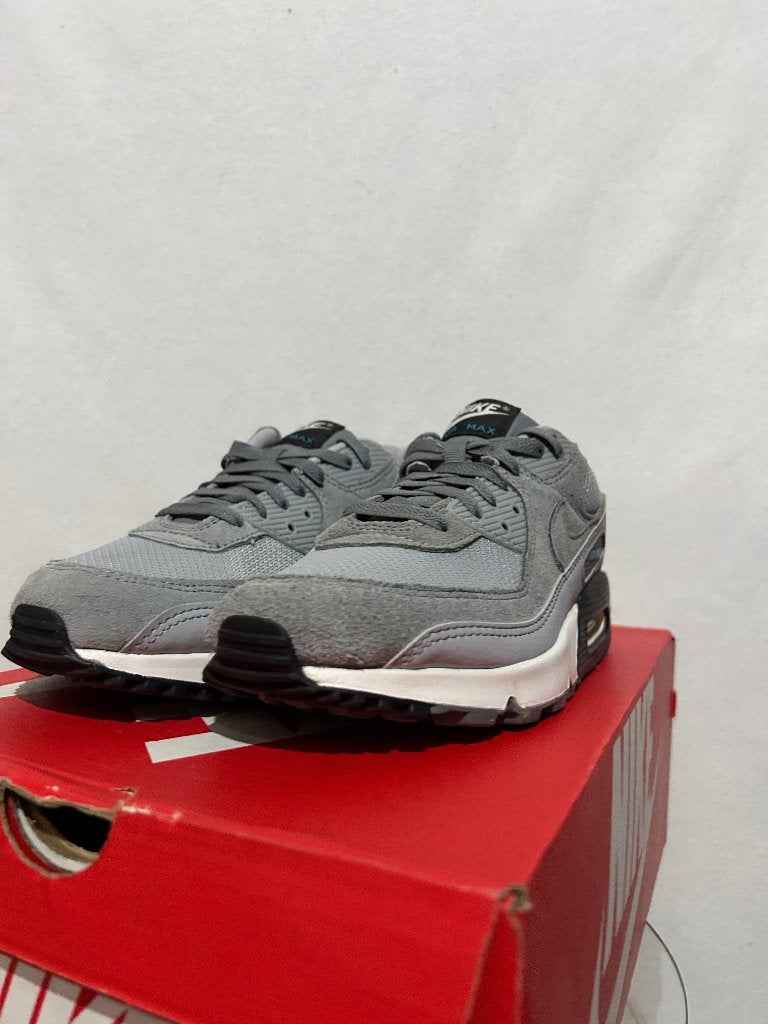BIJNA NIEUW! Maat 43 - Nike Air Max 90 Wolf Grey Blue, Overige kleuren, Verzenden, Nike, Nike