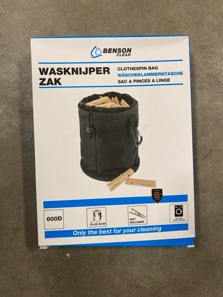 Nieuwe Benson Wasknijper Zak - Handig en Duurzaam, Ophalen of Verzenden, Overige typen