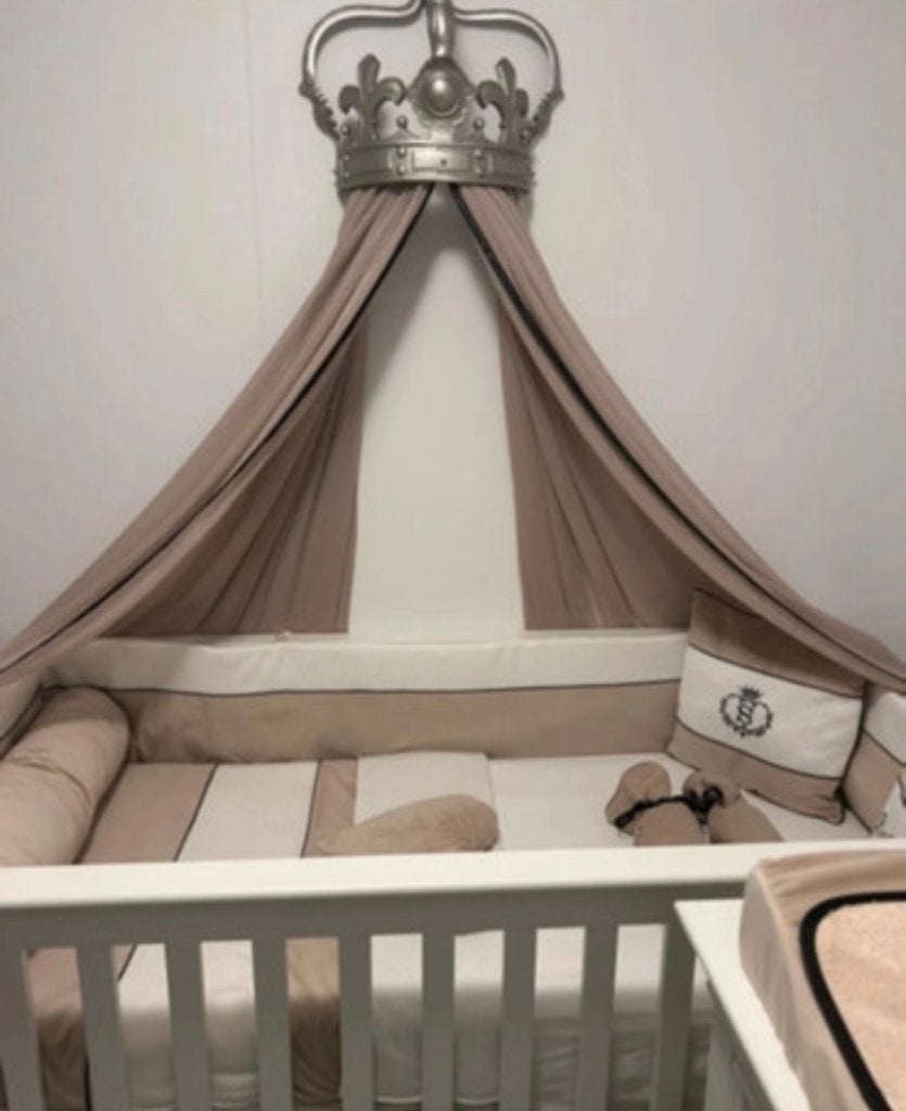 Babykamer aankleding zandkleur, Kinderen en Baby's, Babywiegjes en Ledikanten, Ophalen of Verzenden, Zo goed als nieuw, Ledikant