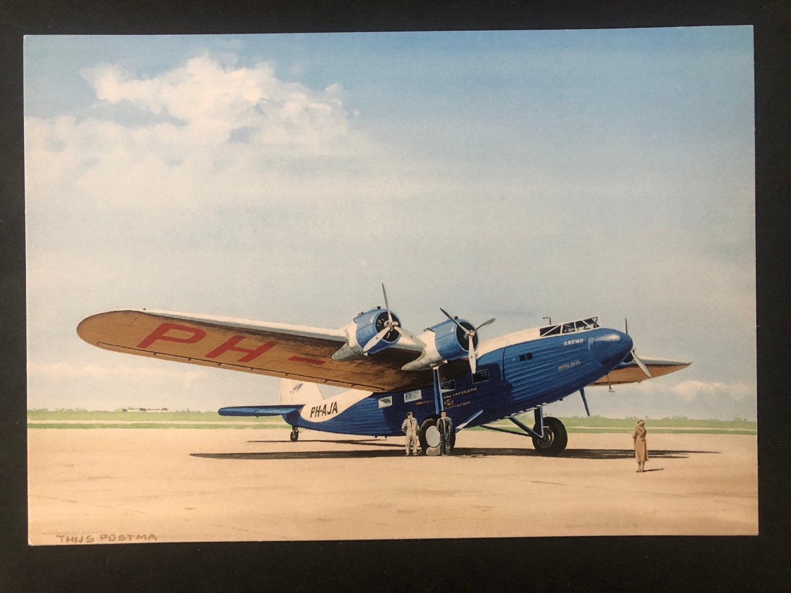 Thijs Postma - Fokker F.36 / Douglas DC-2 KLM, Ophalen of Verzenden, 1920 tot 1940, Ongelopen, Voertuig