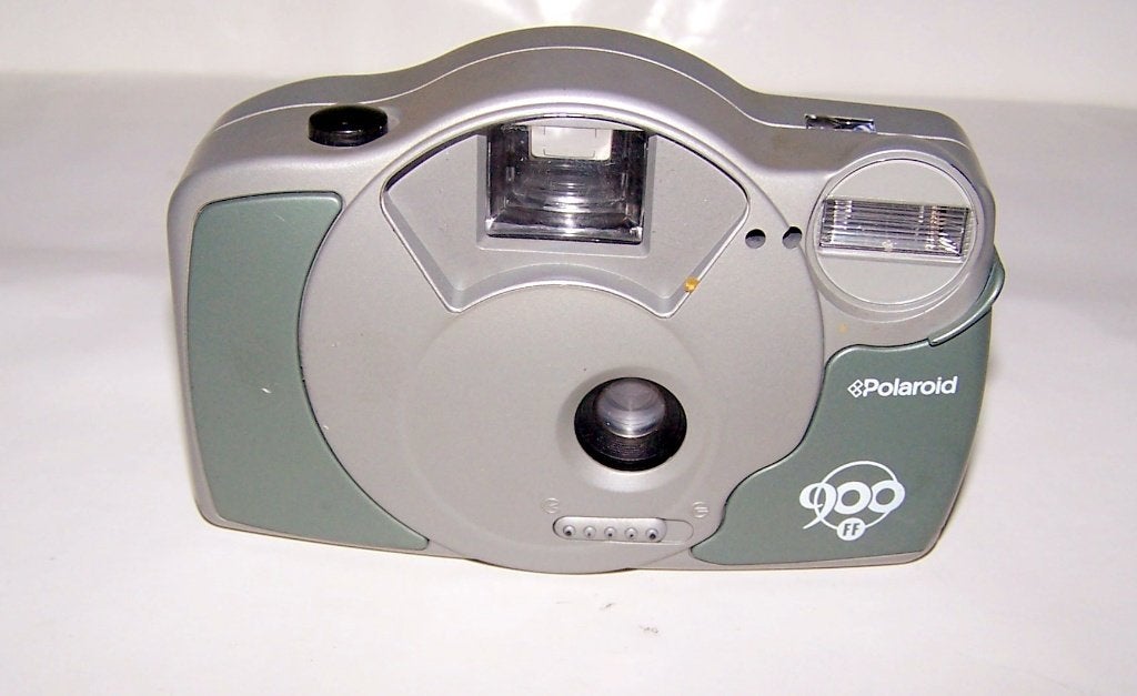 Mooie Polaroid 900FF analoge 35mm camera. Nwst., Ophalen of Verzenden, Zo goed als nieuw, Compact, Polaroid