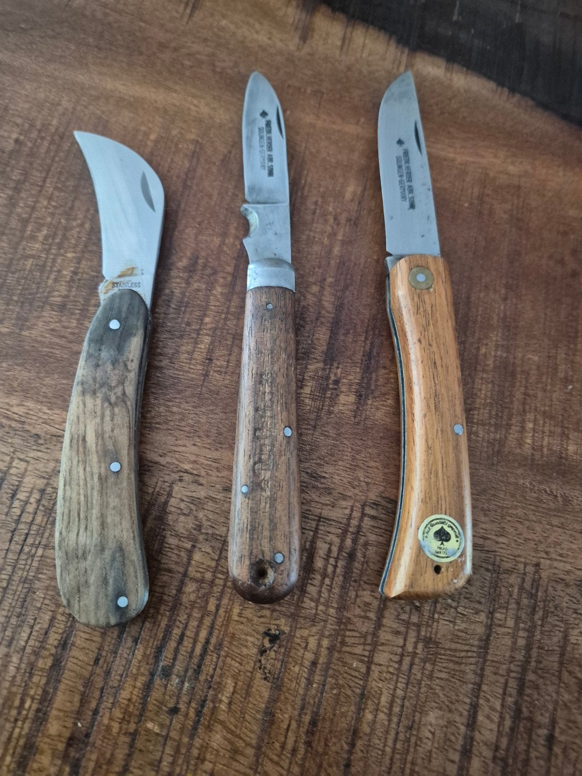 Set van 3 antieke Herder vintage zakmessen, Antiek en Kunst, Ophalen of Verzenden