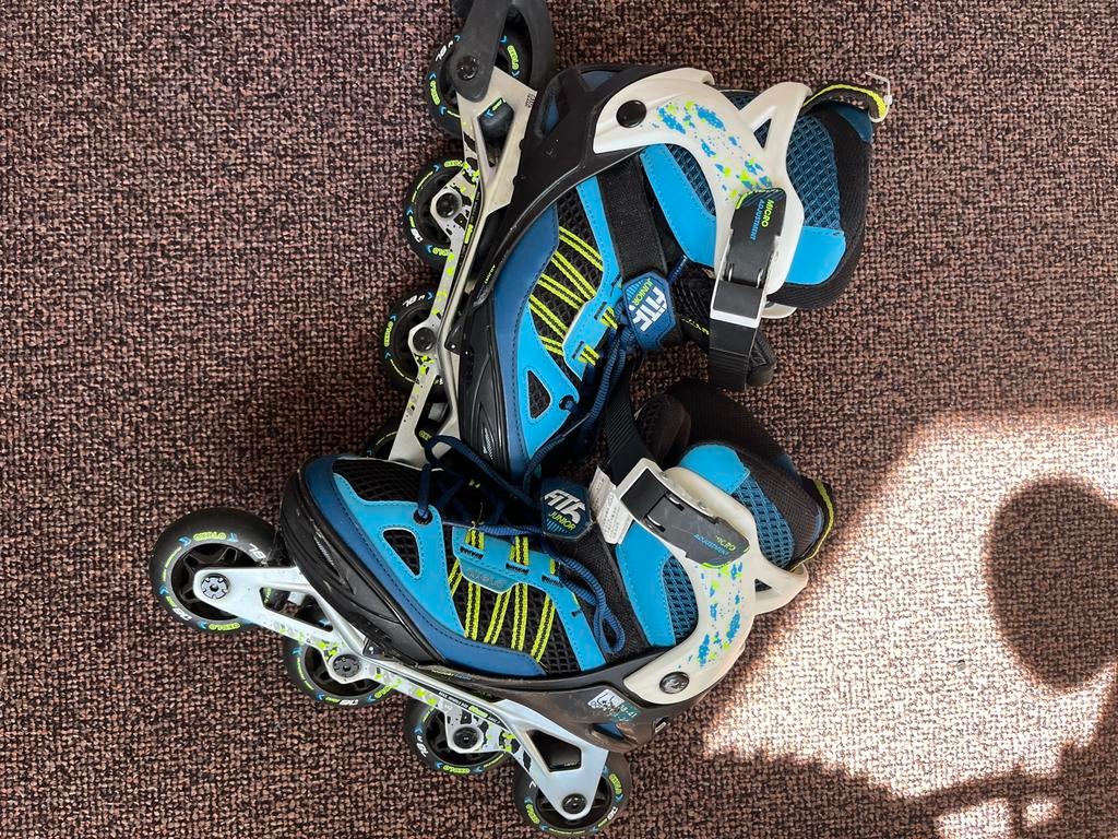 Oxelo Fit5 fitness inline skates maat 38/41 verstelbaar, Verstelbaar, Kinderen, Zo goed als nieuw, Inline skates 4 wielen