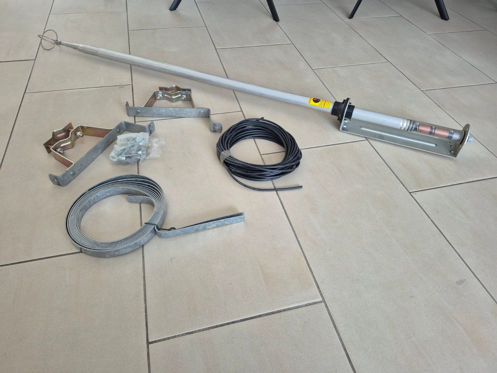 Nieuwe 27mc aluminium antenne voor zendamateurs, Ophalen