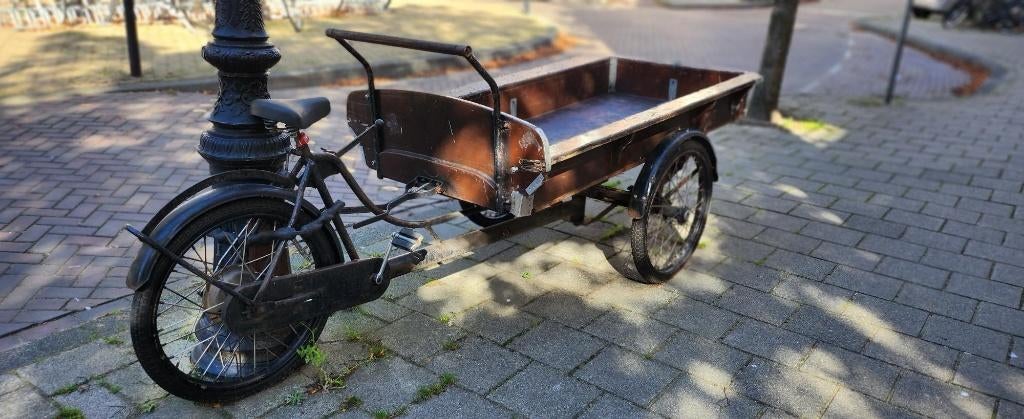 Grote traditionele verhuis bakfiets te huur in Amsterdam., Ophalen, Gebruikt, Goederen