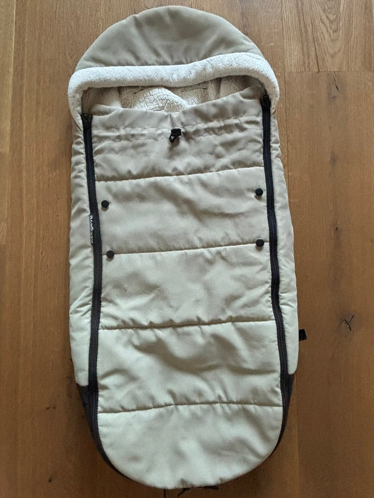BABYZEN Voetenzak – Fleece Gevoerd, Beige, Ophalen, Gebruikt, Voetenzak