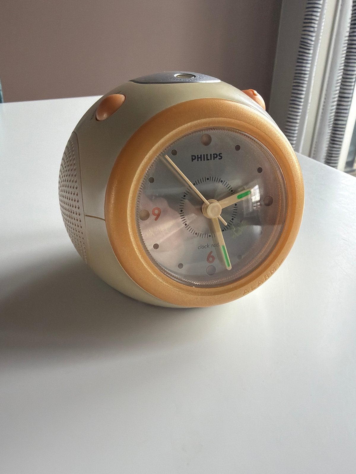 Retro Philips AJ3160/00 Wekker Radio - Analoog, Philips, Gebruikt, Analoog, Werkt op batterijen