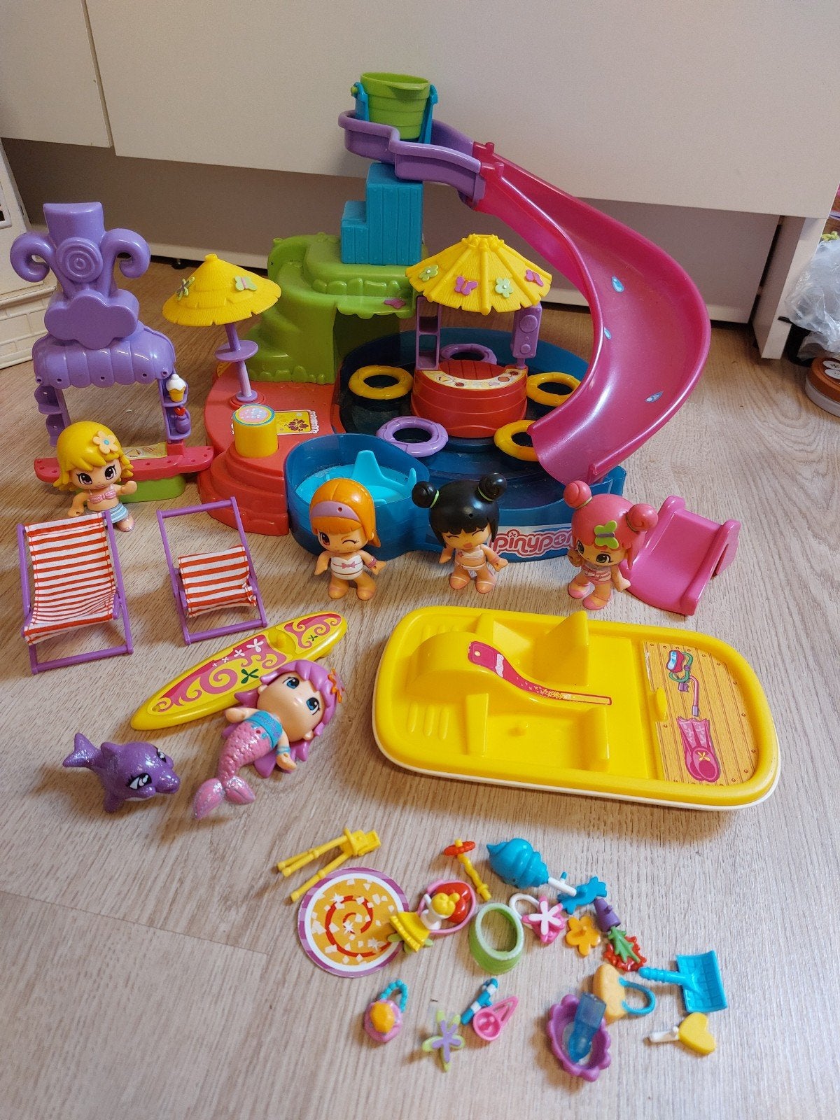 Pinypon waterpark zwembad met boot, Ophalen of Verzenden