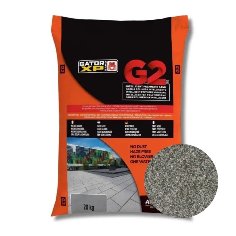 7x Gator XP G2 polymeer voegzand antraciet 20kg – NIEUW, Tuin en Terras, Ophalen, Nieuw, Voegzand
