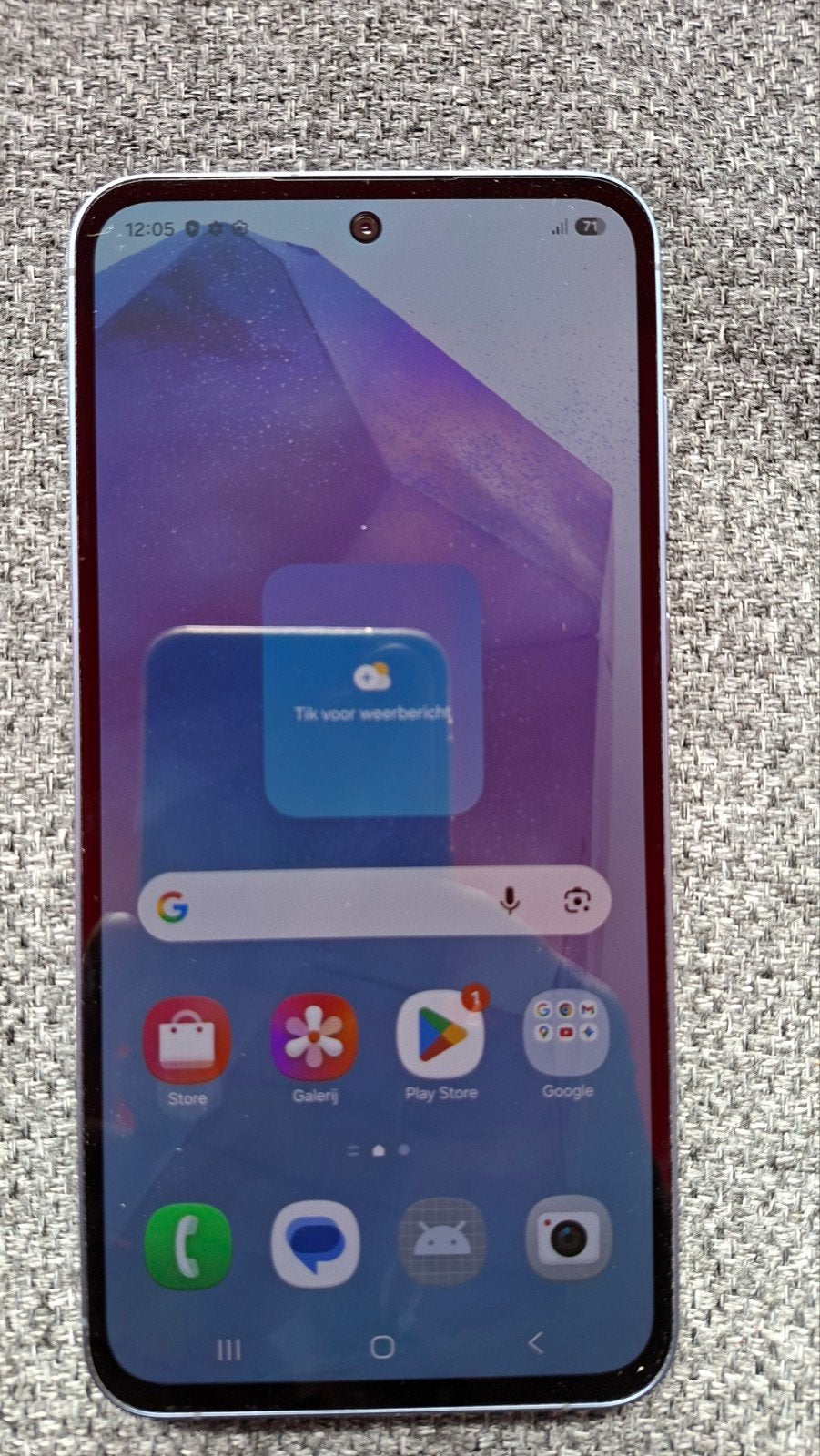 Samsung Galaxy A55 5G - 128GB - Awesome Navy - Zo goed als n, Telecommunicatie, Mobiele telefoons | Samsung, Blauw, Ophalen of Verzenden