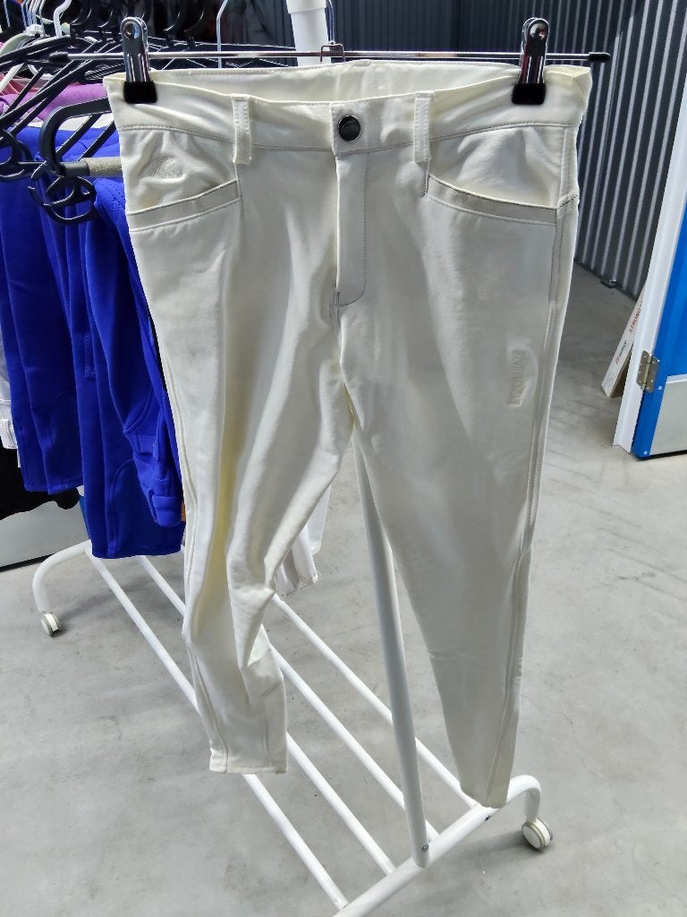 Rijbroek Equiline Frank wit 12/13 jaar, Dieren en Toebehoren, Paardrijkleding, Ophalen of Verzenden, Nieuw, Dressuur, Onderkleding