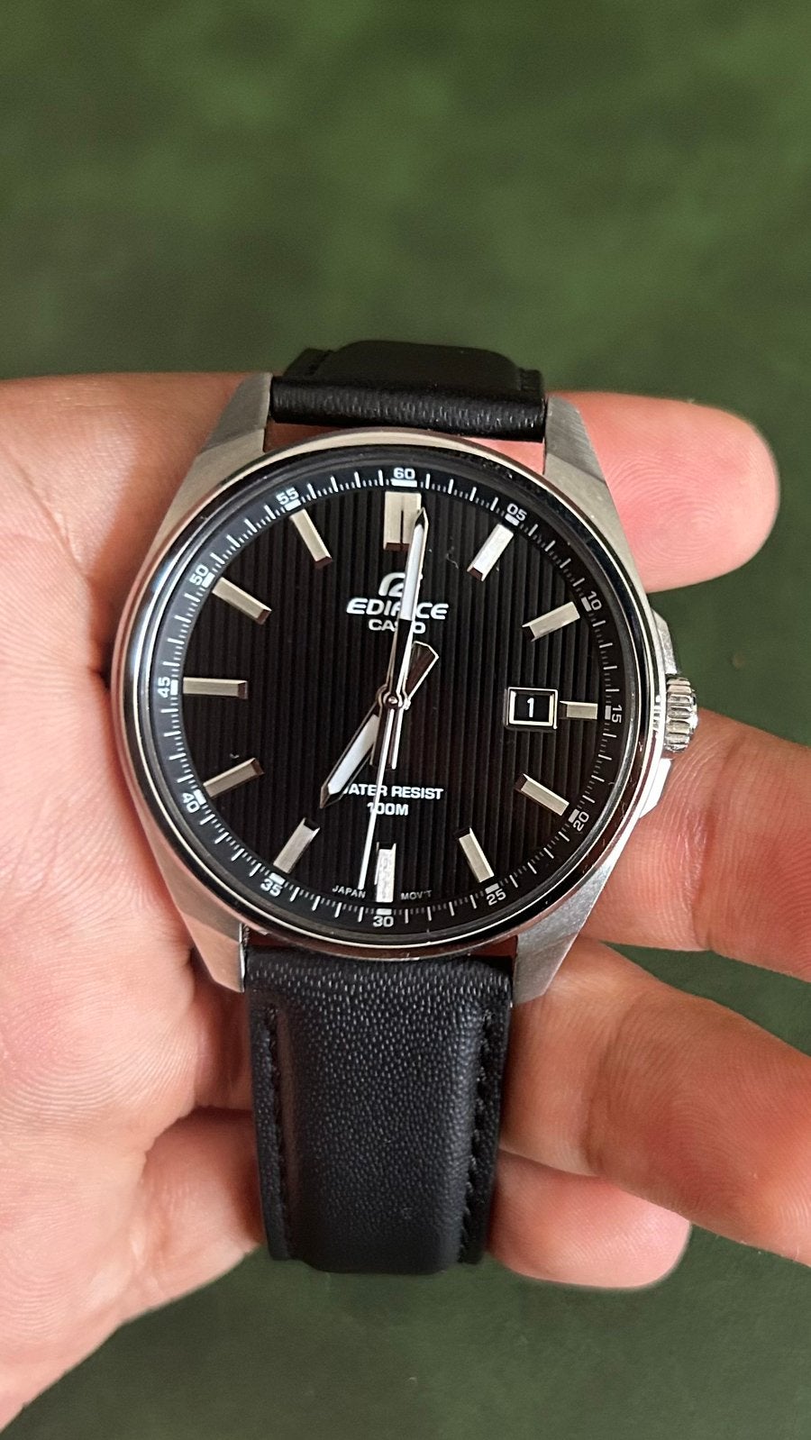 Casio Edifice EFV-150L-1AVUEF | zo goed als nieuw – met doos, Ophalen of Verzenden, Staal, Overige merken, 1960 of later