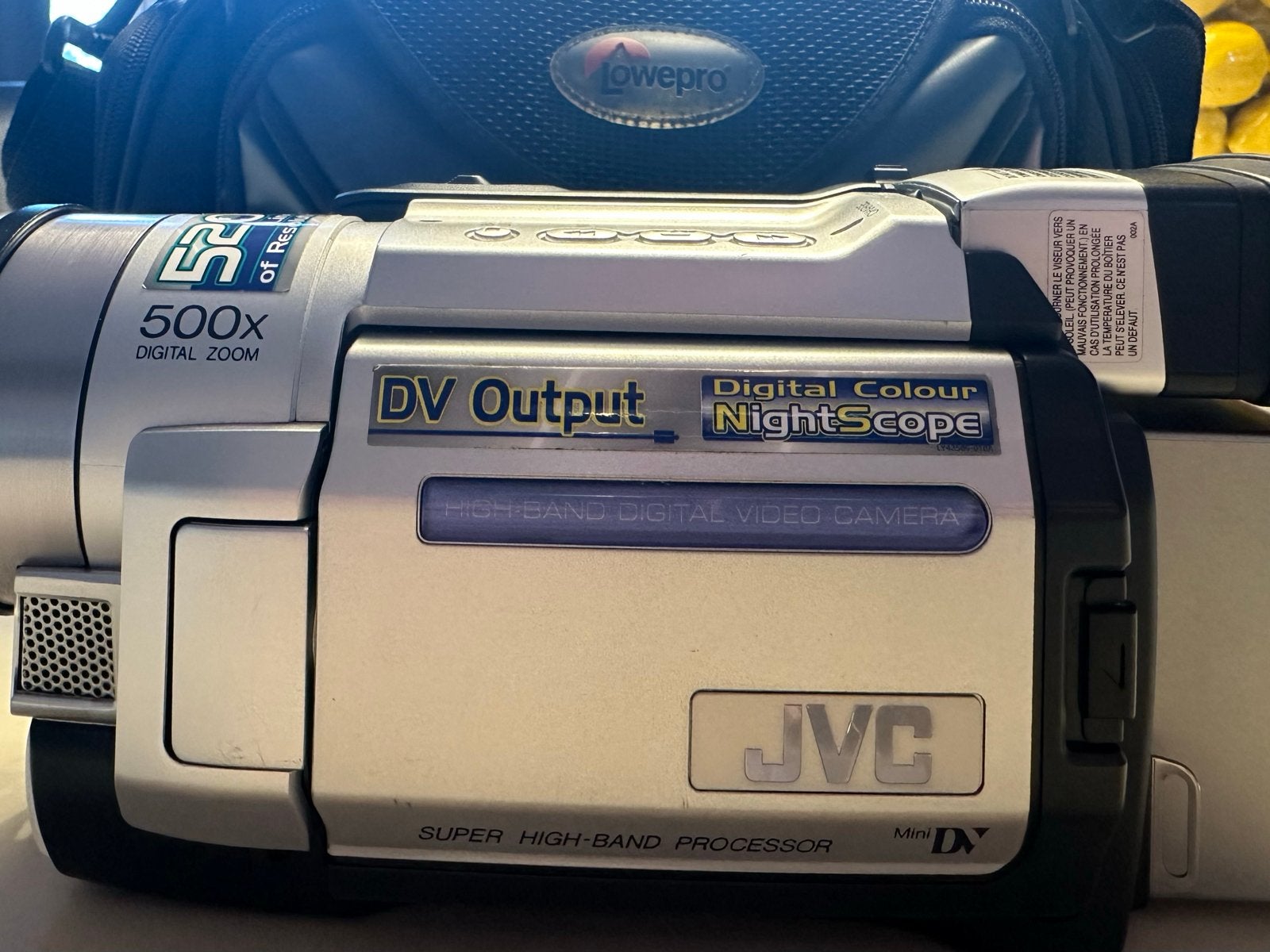 JVC GR-DVL160EG Mini DV Camera met accessoires en cassettes, Ophalen, Mini dv, Gebruikt, JVC