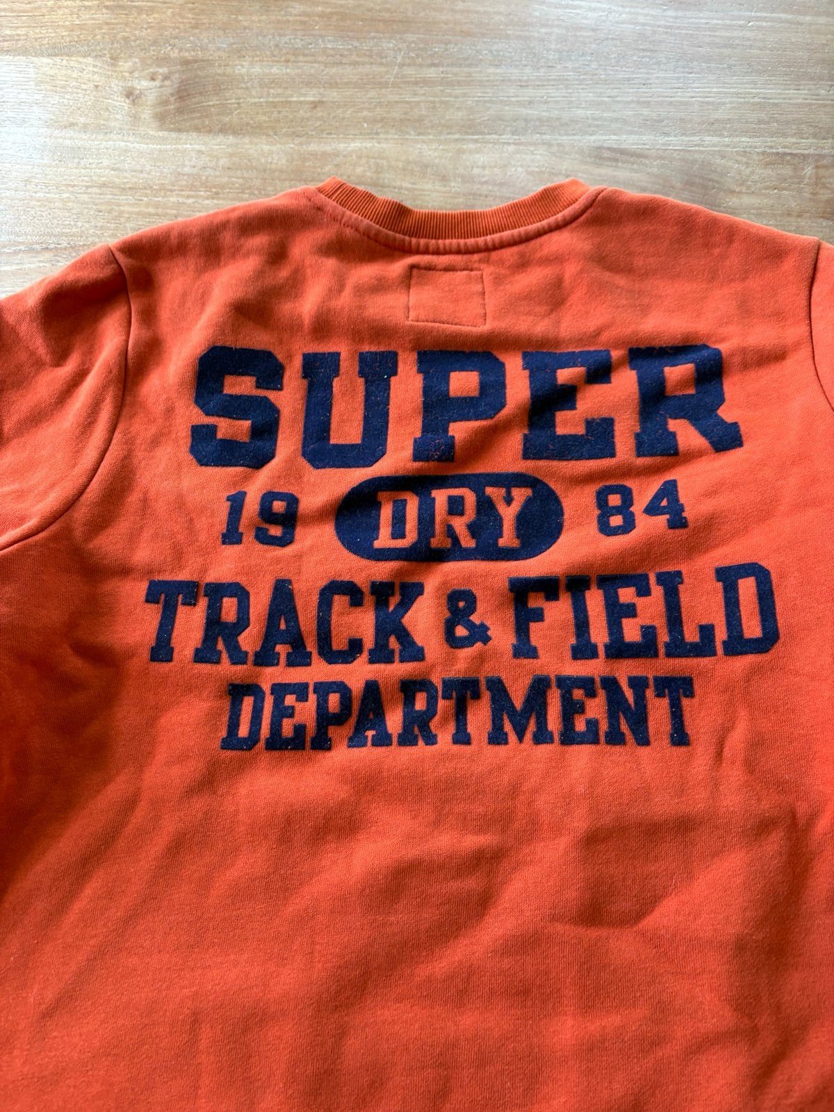 Superdry Track & Field sweater - Maat S, Ophalen of Verzenden, Gedragen, Maat 46 (S) of kleiner, Oranje