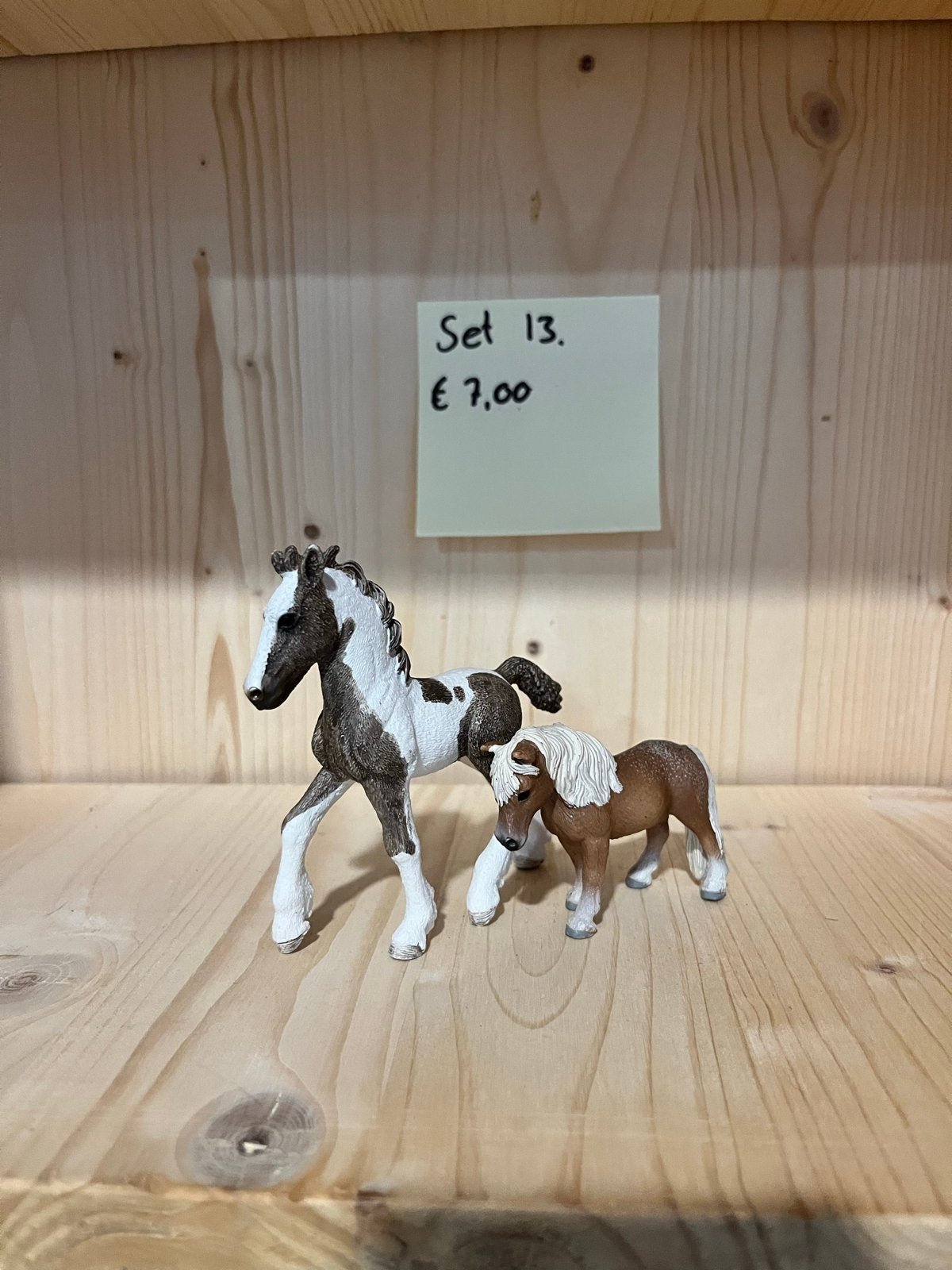 Schleich paarden set 13, Ophalen of Verzenden, Gebruikt