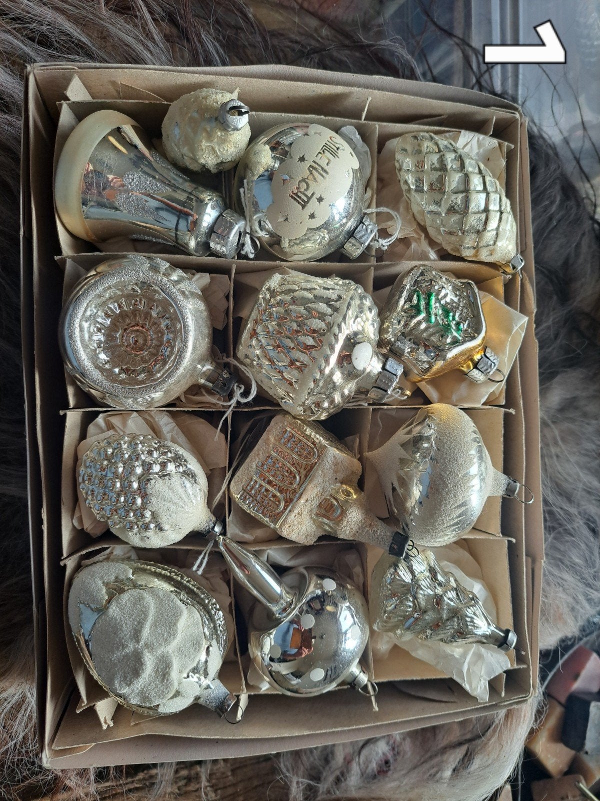 Antieke kerstballen, Diversen, Ophalen of Verzenden