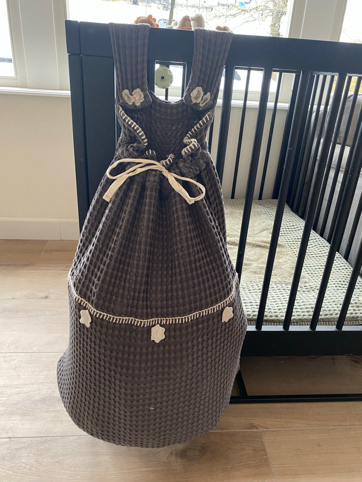 Kidsmill zwarte box met Koeka boxkleden en opbergzak, Kinderen en Baby's, Ophalen, Gebruikt
