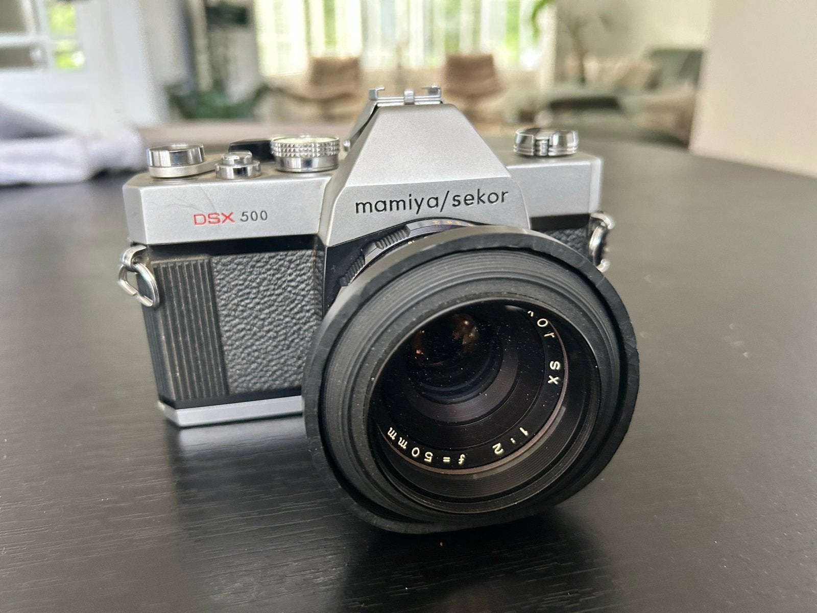 Mamiya/Sekor DSX 500 Spiegelreflexcamera met 2 lenzen, Ophalen of Verzenden, Gebruikt, Spiegelreflex, Overige Merken