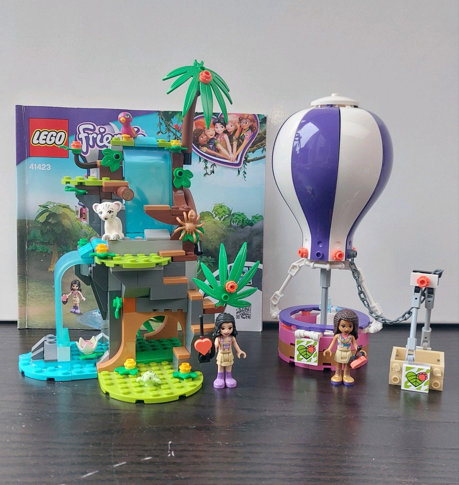 Lego Friends 41423 Tijger reddingsactie met luchtballon, Kinderen en Baby's, Gebruikt, Lego, Friends, Ophalen of Verzenden
