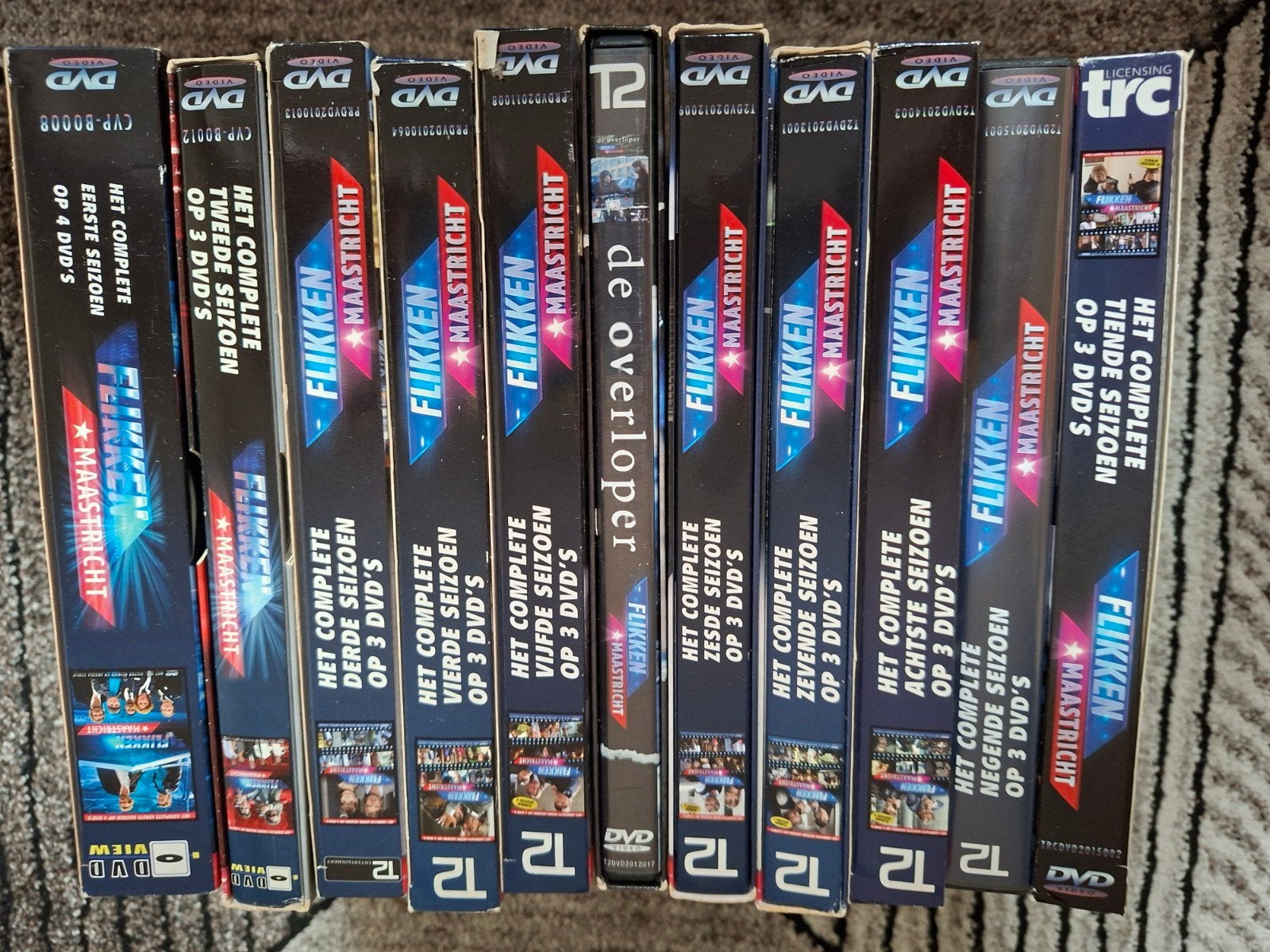Flikken Maastricht Seizoen 1-10 + Film De Overloper DVD, Cd's en Dvd's, Bonusmateriaal, Nederlands, Zo goed als nieuw, Ophalen of Verzenden