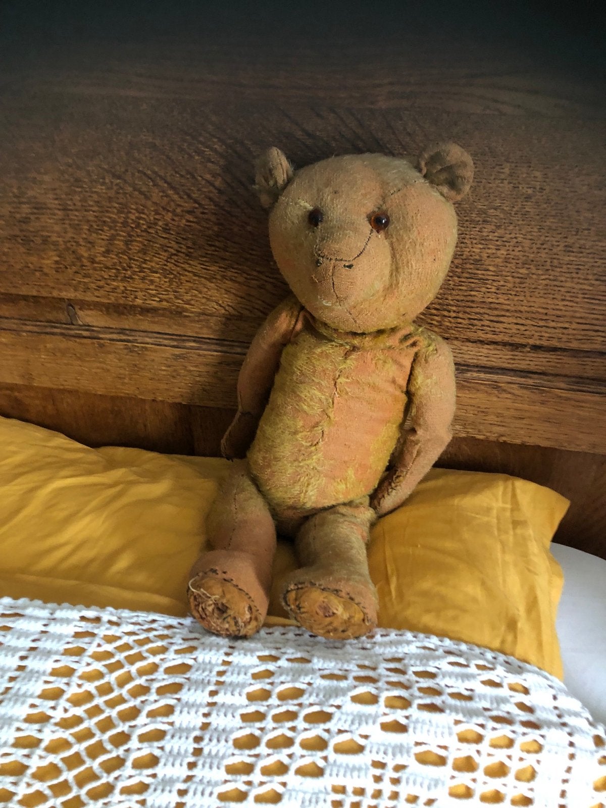 Antieke Teddybeer - Meer dan 90 jaar oud, Ophalen of Verzenden