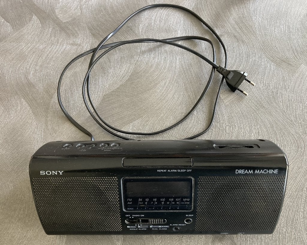 Vintage Sony Dream Machine ICF-CS750 Wekkerradio, Ophalen of Verzenden, Gebruikt, Radio