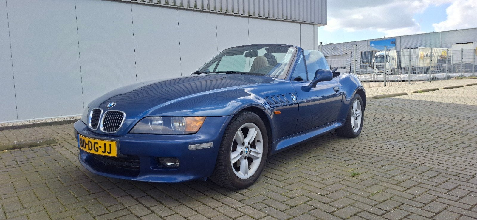 BMW Z3 2.0 Roadster 1999 Blauw, Elektrische ramen, Achterwielaandrijving, Beige, Cabriolet