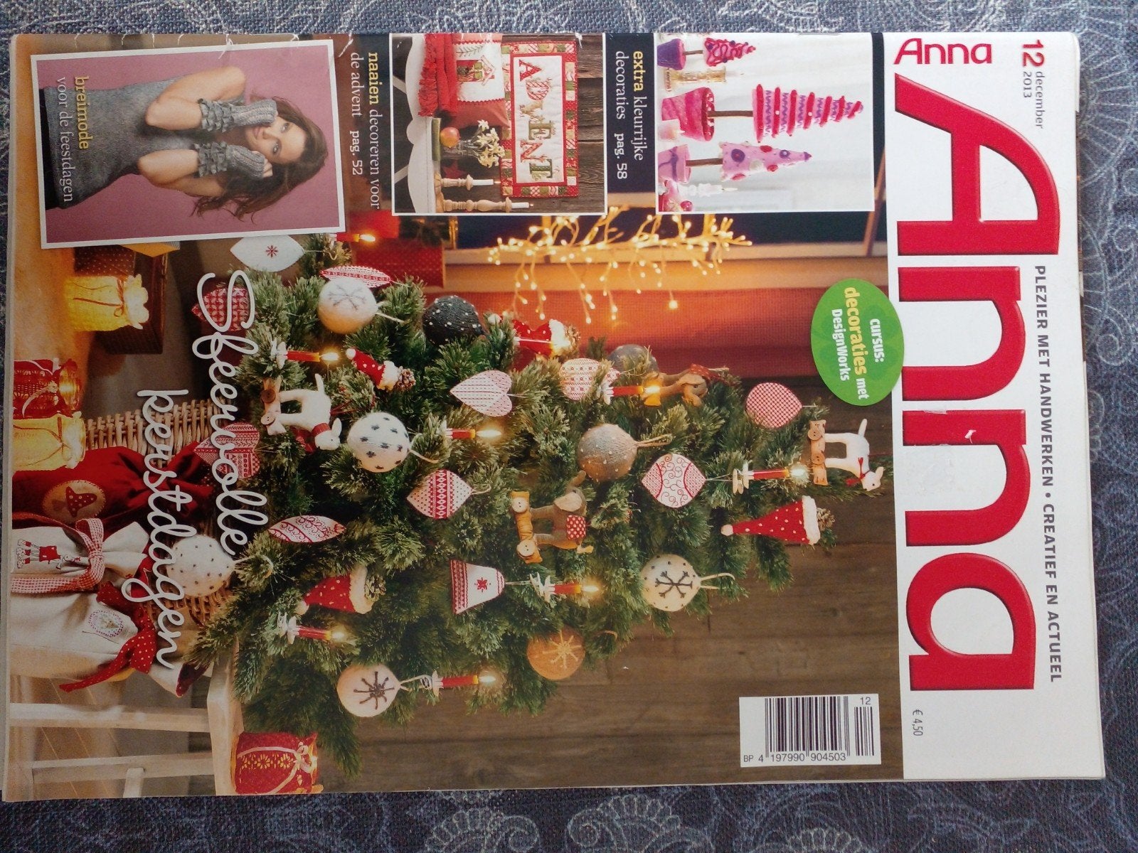 Anna Magazine 12/2013 - Kerstmis Handwerken & Creaties, Verzenden, Zo goed als nieuw