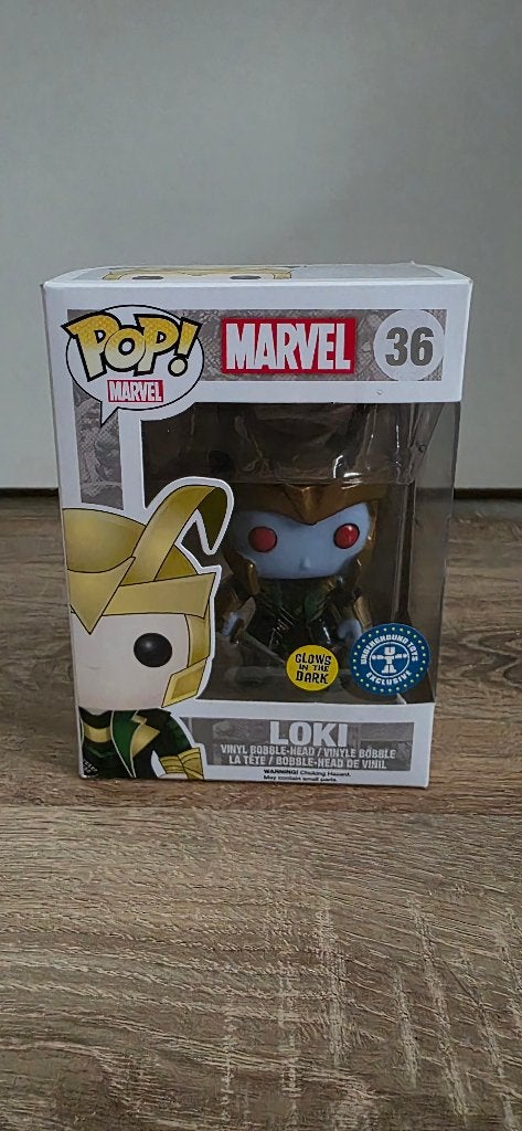 Funko Pop! Marvel Loki #36 GITD Underground Toys, Verzamelen, Ophalen of Verzenden, Zo goed als nieuw