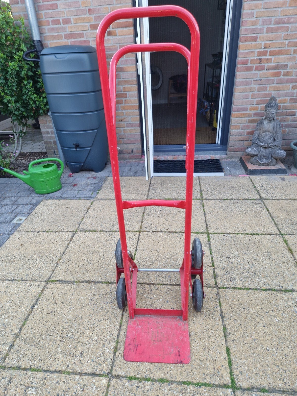 Rode Steekwagen met Trappenfunctie - Gebruikt, Ophalen