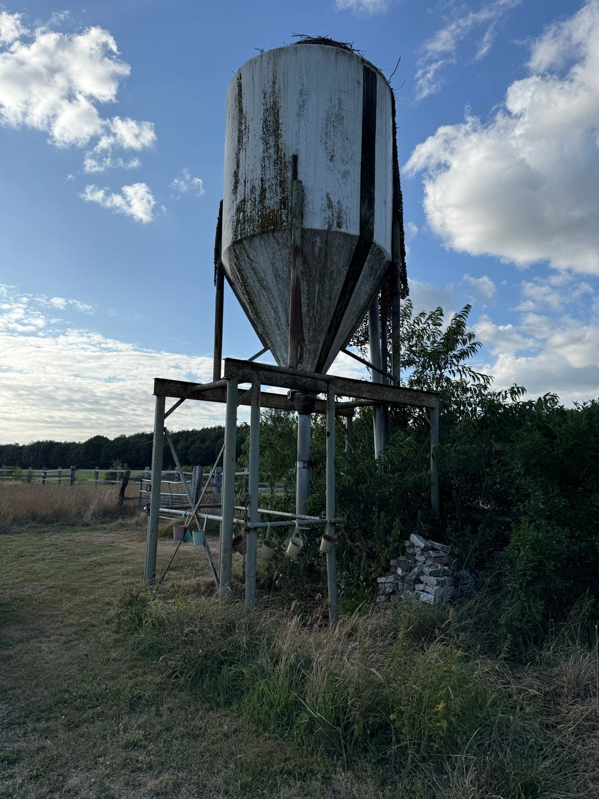 Voersilo - Gebruikt maar functioneel, Ophalen