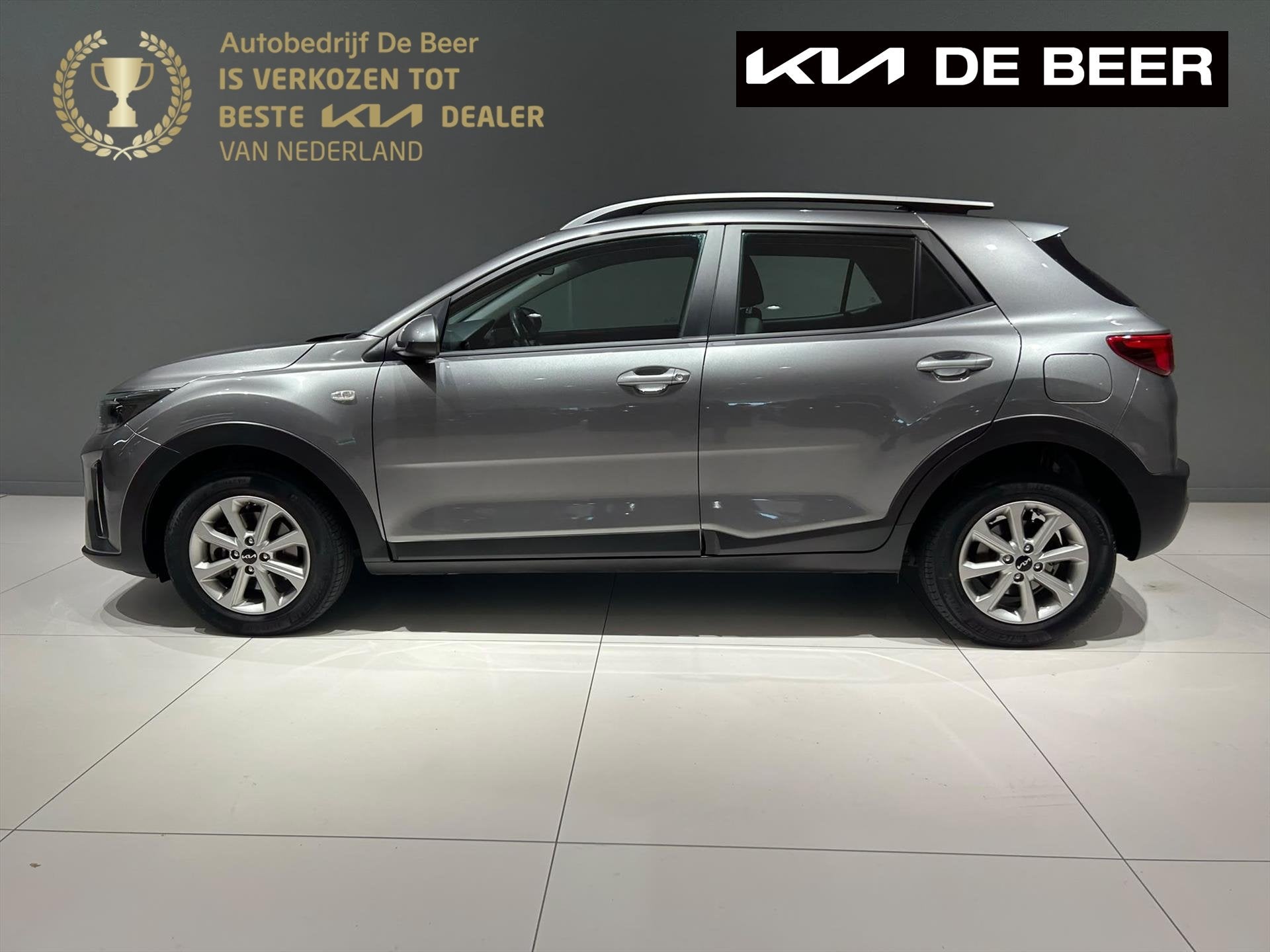 KIA Stonic 1.0 T-GDi MHEV 100pk DynamicLine Navi/ Clima/ Cru, Auto's, Dealer onderhouden, Gebruikt, 49 €/maand, Bedrijf